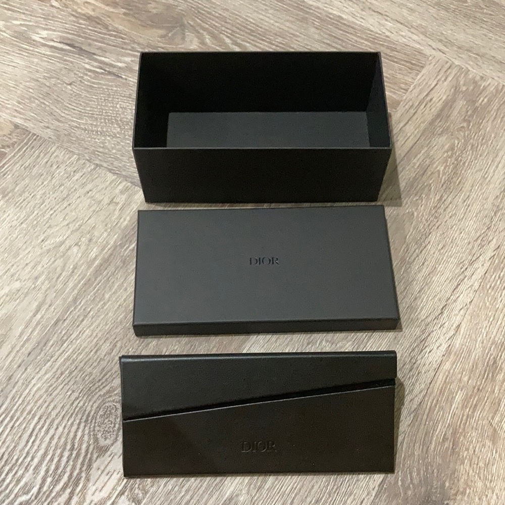 Dior sunglass case and box